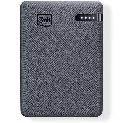 Externe Batterie 3MK Pocket, 5000mAh, 12W, 1 x USB-C, Grau