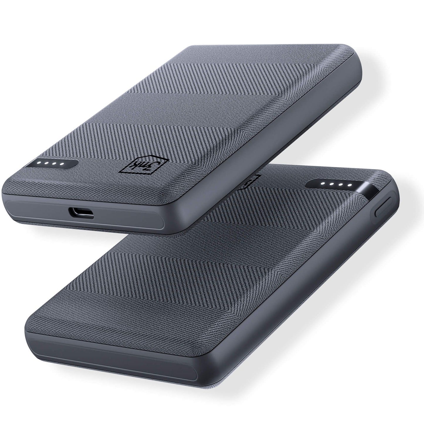 Externe Batterie 3MK Pocket, 5000mAh, 12W, 1 x USB-C, Grau