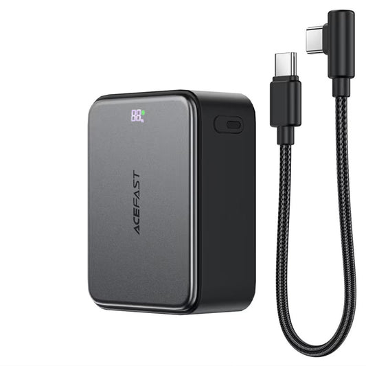 Externe Batterij Acefast M28, 10000mAh, 22.5W, QC + PD, 1 x USB-A - 2 x USB-C, Zwart