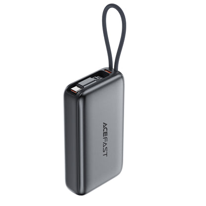 Externer Akku Acefast M32, 10000mAh, 35W, PD, 2 x USB-C, Grau