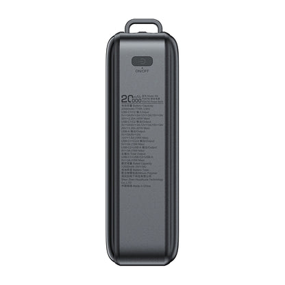 Externer Akku Acefast M4, 20000mAh, 67W, PD, 1 x USB-A - 2 x USB-C, Schwarz