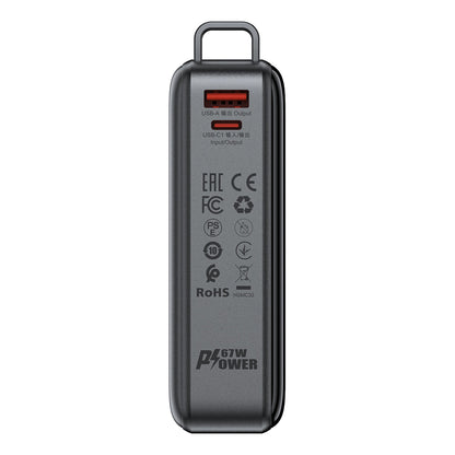 Externer Akku Acefast M4, 20000mAh, 67W, PD, 1 x USB-A - 2 x USB-C, Schwarz