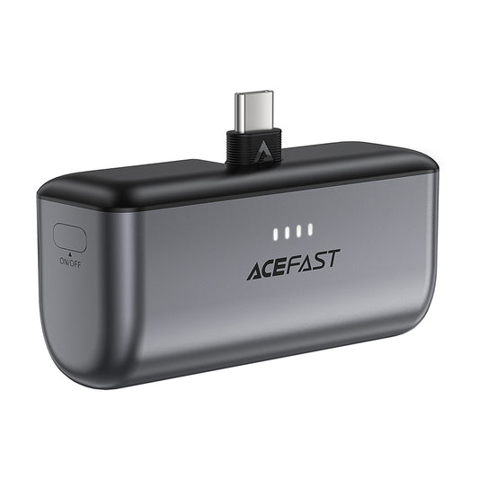 Batterie Externe Acefast M9, 5000mAh, 20W, PD, 2 x USB-C, Noire