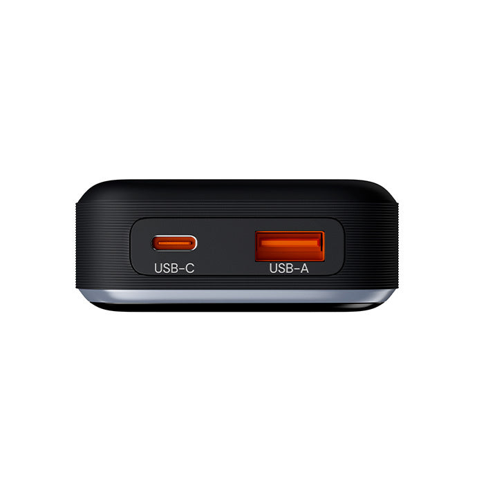 Externer Akku Allity. APB-200 PocketPower, 10000mAh, 33W, QC + PD, 1 x USB-A - 1 x USB-C, Grau