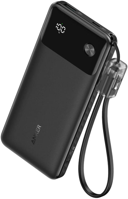 Batterie Externe Anker, 10000mAh, 22.5W, QC + PD, 1 x USB-A - 1 x USB-C, Noire A1388G11