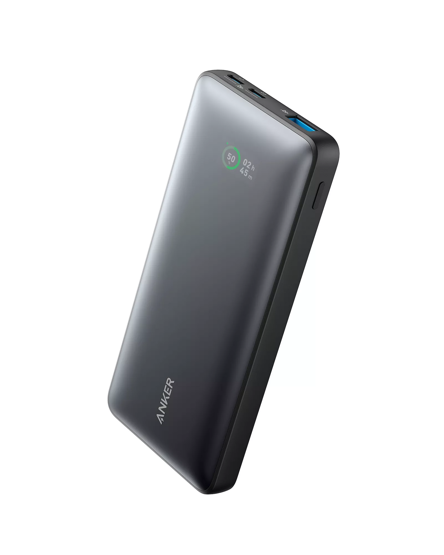 Externe Batterie Anker 533 PowerCore, 10000mAh, 25W, QC + PD, 1 x USB-A - 2 x USB-C, Schwarz A1249G11