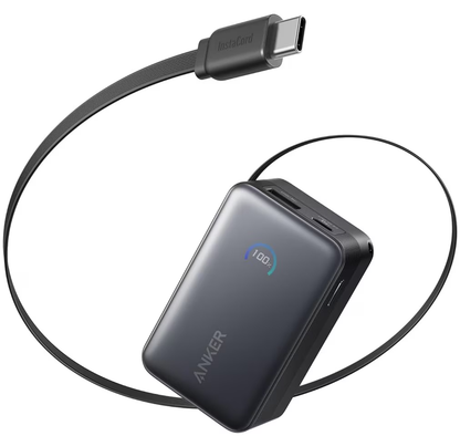 Batterie Externe Anker Nano, 10000mAh, 45W, QC + PD, 1 x USB-A - 1 x USB-C, Noire A1638H11