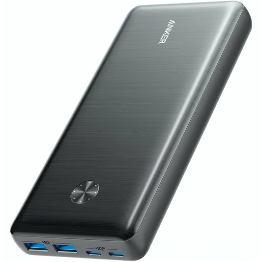 Anker PowerCore III Elite Externe Batterij, 25600mAh, 87W, QC + PD, 2 x USB-A - 2 x USB-C, Zwart A1291H11
