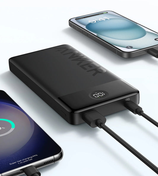 Anker PowerCore 326 externe batterij, 20000mAh, 15W, 1 x USB-A - 1 x USB-C, zwart A1367G11