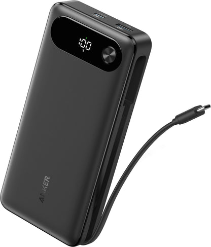 Batterie Externe Anker PowerCore, 20000mAh, 87W, QC + PD, 1 x USB-A - 2 x USB-C, Noire, Reconditionnée A1383H11