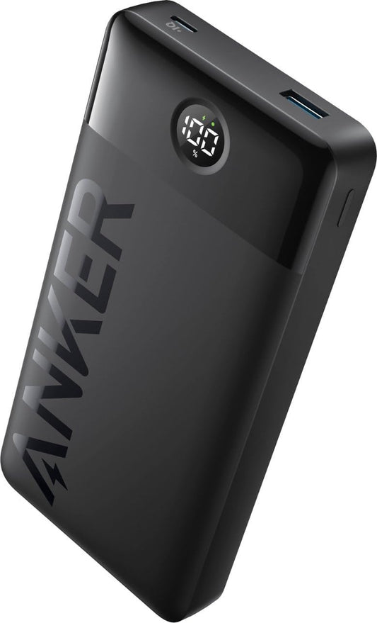 Anker PowerCore 326 externe batterij, 20000mAh, 15W, 1 x USB-A - 1 x USB-C, zwart A1367G11