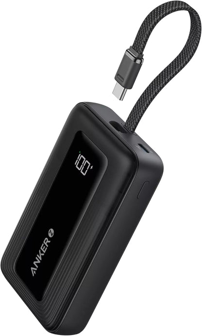 Batterie Externe Anker Zolo, 20000mAh, 30W, QC + PD, 1 x USB-A - 2 x USB-C, Noire, Reconditionnée A1689H11