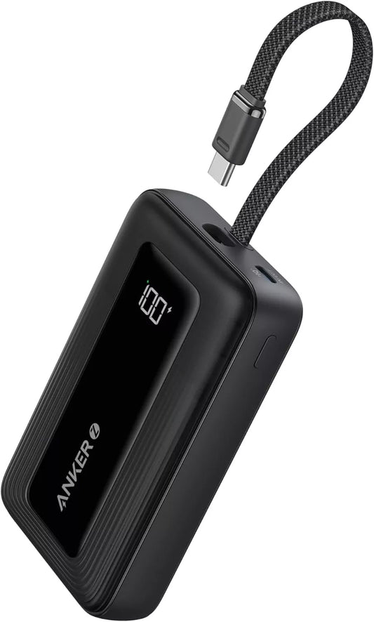 Externer Akku Anker Zolo, 20000mAh, 30W, QC + PD, 1 x USB-A - 2 x USB-C, Schwarz, Wiederverpackt A1689H11