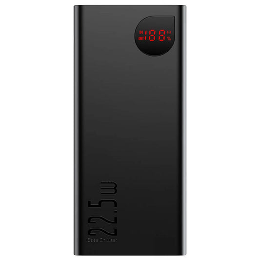 Externer Akku Baseus Adaman, 20000mAh, 22.5W, QC + PD, 1 x USB-C - 2 x USB-A, Schwarz PPAD070101