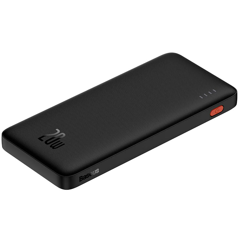 Baseus Airpow externe batterij, 10000mAh, 20W, QC + PD, 1 x USB-A - 1 x USB-C, Zwart PPQD090001 