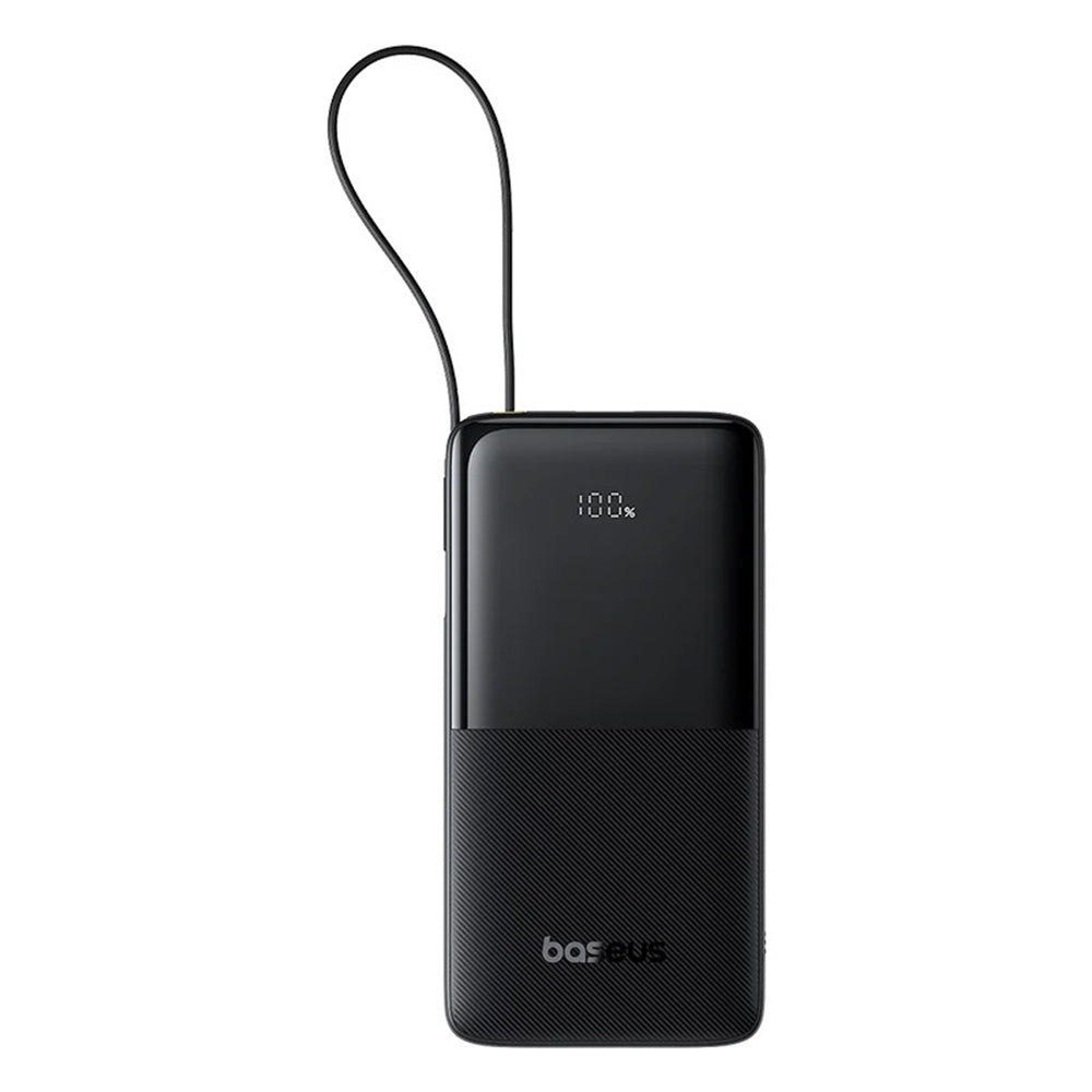 Externe Batterij Baseus Bipow 2, 10000mAh, 20W, QC + PD, 1 x USB-A - 2 x USB-C, Zwart P10077101113-00