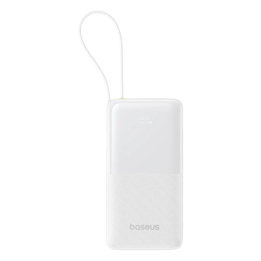 Externe Batterij Baseus Bipow 2, 20000mAh, 20W, QC + PD, 1 x USB-A - 2 x USB-C, Wit P10077101213-01