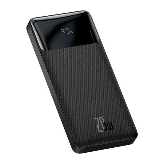 Externe Batterij Baseus Bipow, 10000mAh, 20W, QC + PD, 1 x USB-C - 2 x USB-A, Zwart PPBD050301