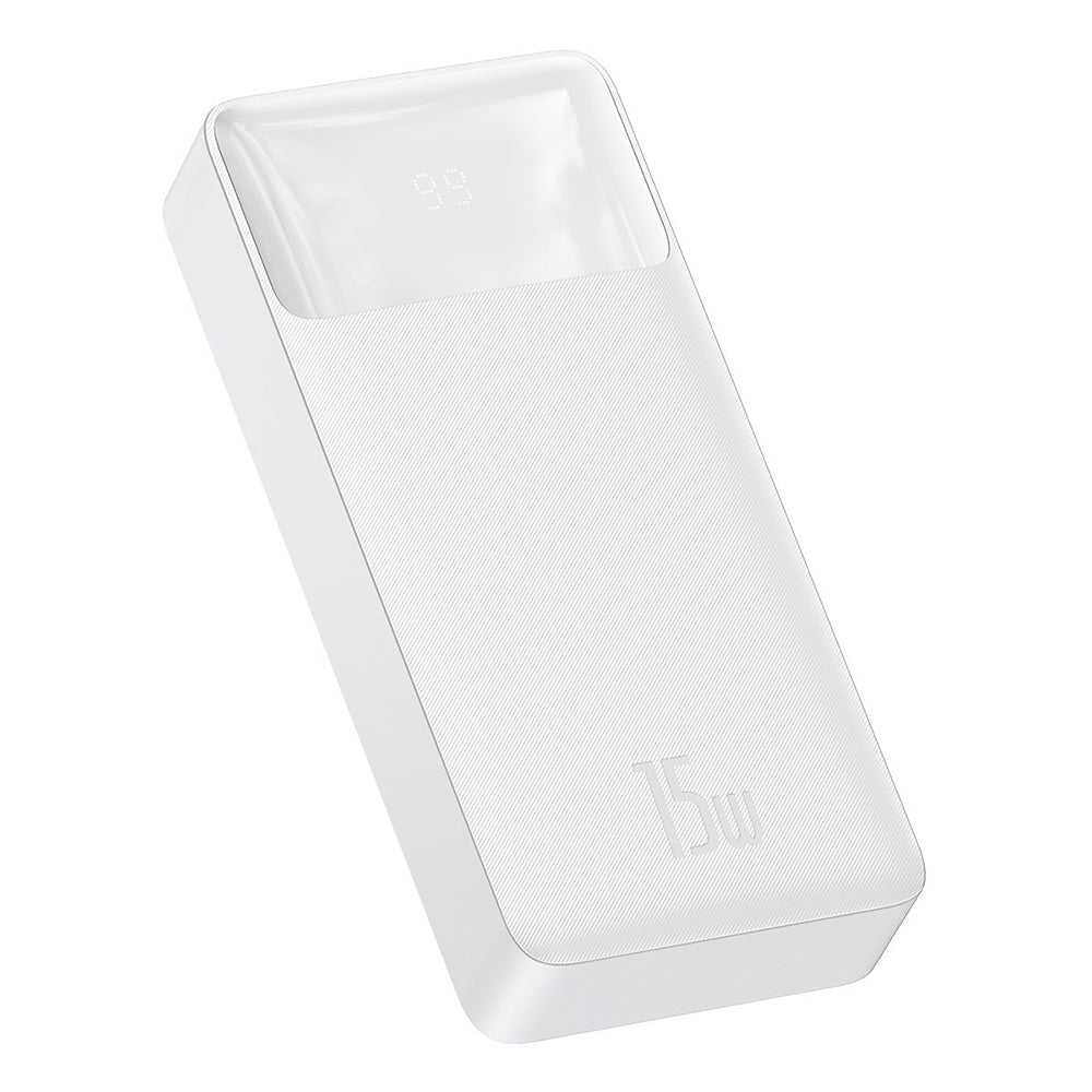 Externe Batterij Baseus Bipow, 20000mAh, 15W, 1 x USB-C - 2 x USB-A, Wit PPBD050102