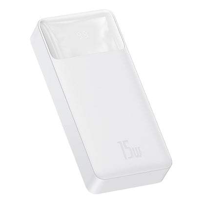 Externe Batterij Baseus Bipow, 20000mAh, 15W, 1 x USB-C - 2 x USB-A, Wit PPBD050102