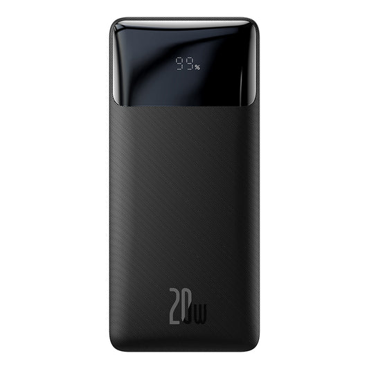 Externe Batterij Baseus Bipow, 10000mAh, 20W, QC + PD, 1 x USB-C - 2 x USB-A, Zwart PPBD050301