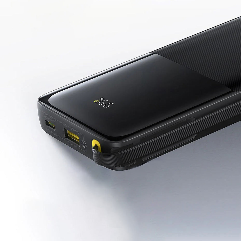 Externe Batterij Baseus Bipow 2, 10000mAh, 20W, QC + PD, 1 x USB-A - 2 x USB-C, Zwart P10077101113-00