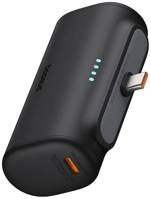 Batterie Externe Baseus Compact, 5000mAh, 20W, PD, 2 x USB-C, Noire P10068306113-00