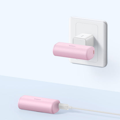 Externe Batterij Baseus Compact, 5000mAh, 20W, PD, 2 x USB-C, Roze P10068306413-00