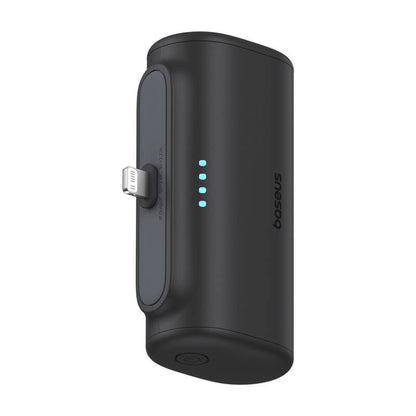 Batterie Externe Baseus Compact, 5000mAh, 20W, PD, 1 x Lightning - 1 x USB-C, Noire P10068307113-00