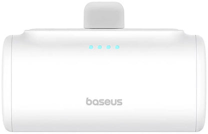 Batterie Externe Baseus Compact, 5000mAh, 20W, PD, 1 x Lightning - 1 x USB-C, Blanche P10068307213-00