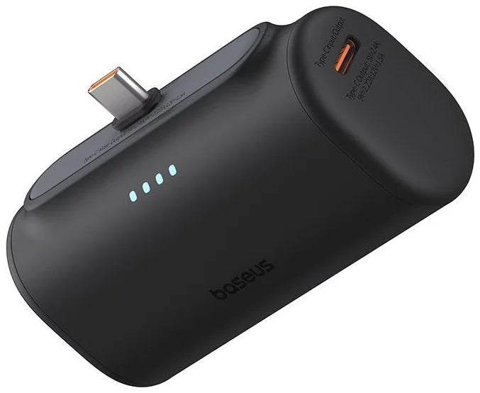Batterie Externe Baseus Compact, 5000mAh, 20W, PD, 2 x USB-C, Noire P10068306113-00