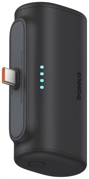 Batterie Externe Baseus Compact, 5000mAh, 20W, PD, 2 x USB-C, Noire P10068306113-00