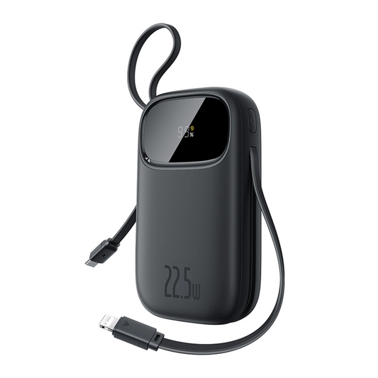 Batterie Externe Baseus EnerFill FC31, 10000mAh, 22.5W, QC + PD, 1 x Lightning - 1 x USB-A - 2 x USB-C, Noire