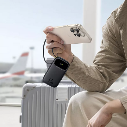 Externe Batterie Baseus EnerFill FC31, 20000mAh, 22,5W, QC + PD, 1 x Lightning - 1 x USB-A - 2 x USB-C, Schwarz P10082107123-00