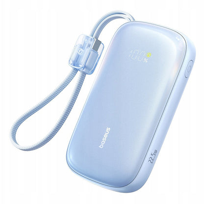 Externe Batterij Baseus EnerFill FC21 Qpow 3 Ultra, 10000mAh, 22.5W, QC + PD, 1 x USB-A - 1 x USB-C, Blauw E0027L03