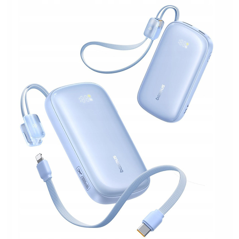 Externe Batterij Baseus EnerFill FC21 Qpow 3 Ultra, 10000mAh, 22.5W, QC + PD, 1 x USB-A - 1 x USB-C, Blauw E0027L03