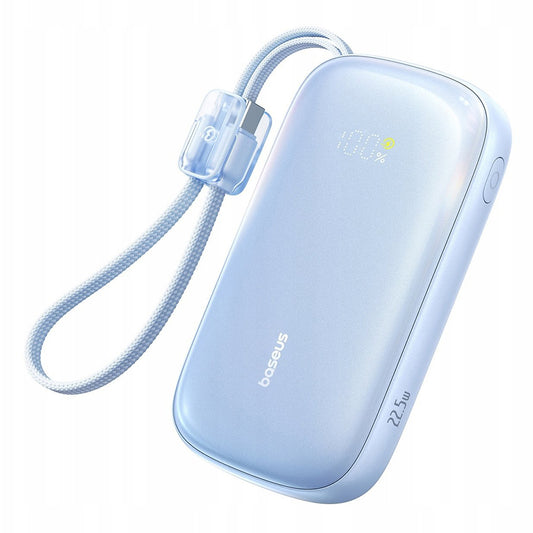 Externe Batterij Baseus EnerFill FC21 Qpow 3 Ultra, 20000mAh, 22.5W, QC + PD, 1 x USB-A - 1 x USB-C, Blauw E0027M03