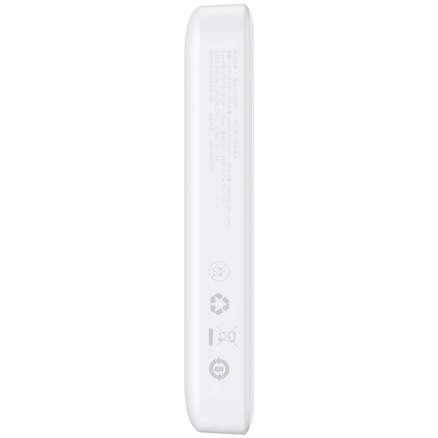 Externe Batterij Baseus Magnetic Mini, 10000mAh, 20W, PD + FQI, 1 x USB-C, Wit P10059001223-00