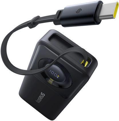 Batterie Externe Baseus OS Free2Pull, 10000mAh, 30W, PD, 2 x USB-C, Noire P10073701123-00