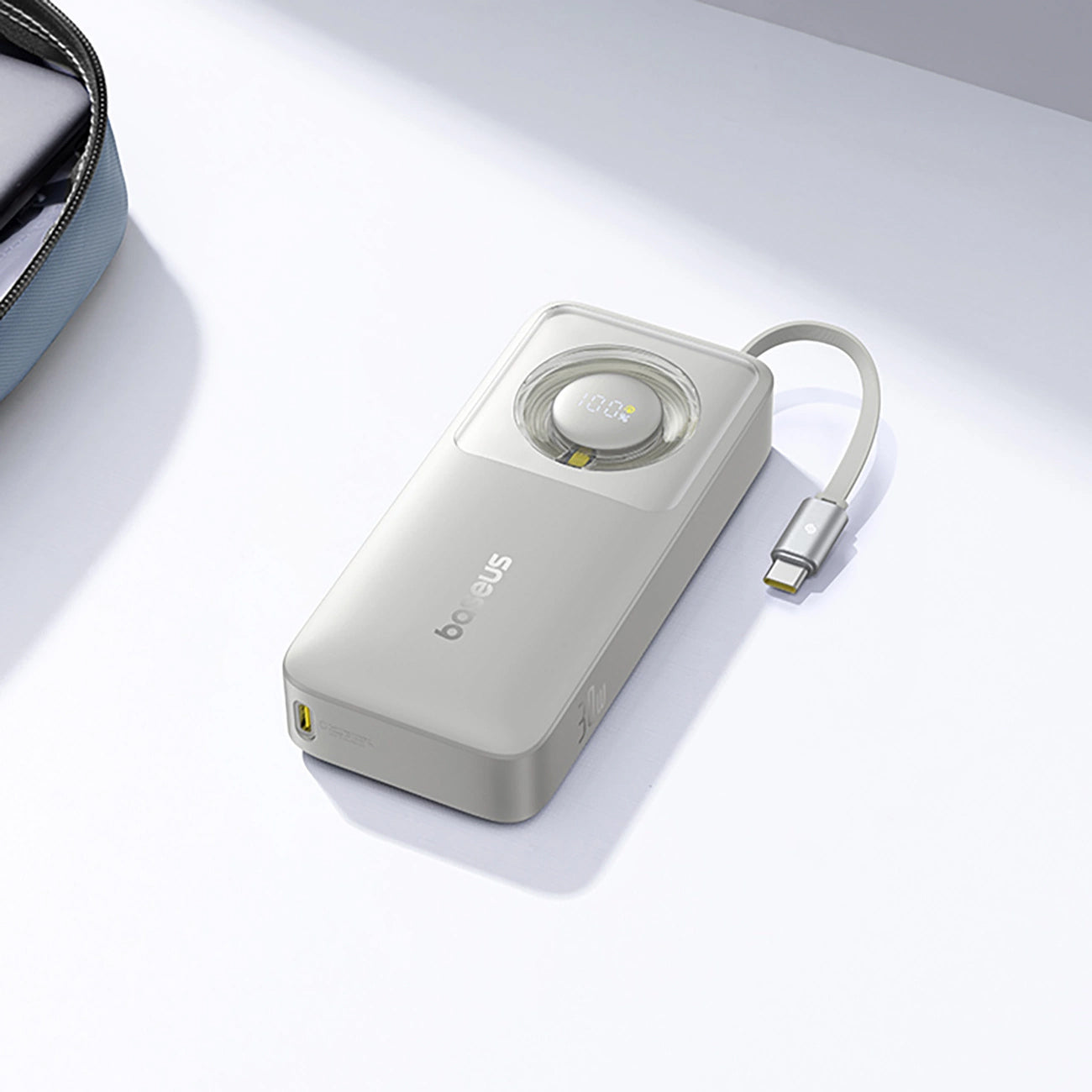 Externe Batterij Baseus OS Free2Pull, 10000mAh, 30W, PD, 2 x USB-C, Grijs P10073701843-00