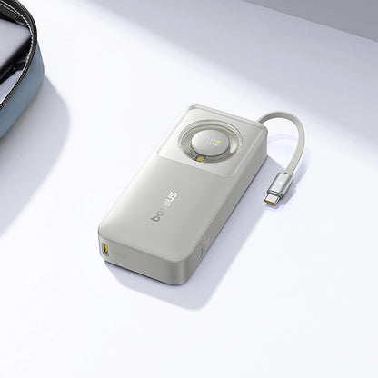 Externe Batterij Baseus OS Free2Pull, 10000mAh, 30W, PD, 2 x USB-C, Grijs P10073701843-00