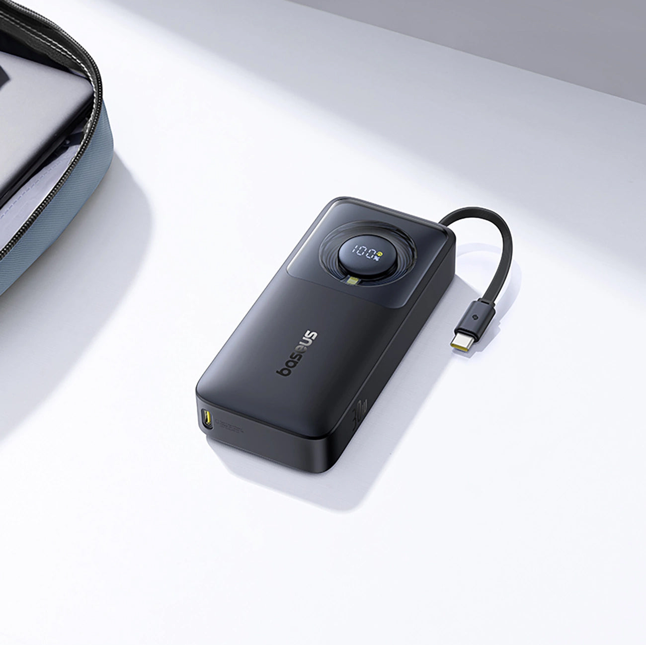 Batterie Externe Baseus OS Free2Pull, 10000mAh, 30W, PD, 2 x USB-C, Noire P10073701123-00