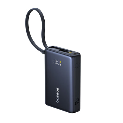 Batterie Externe Baseus PicoGo, 10000mAh, 45W, QC + PD, 1 x USB-A - 2 x USB-C, Noire P10076803123-00