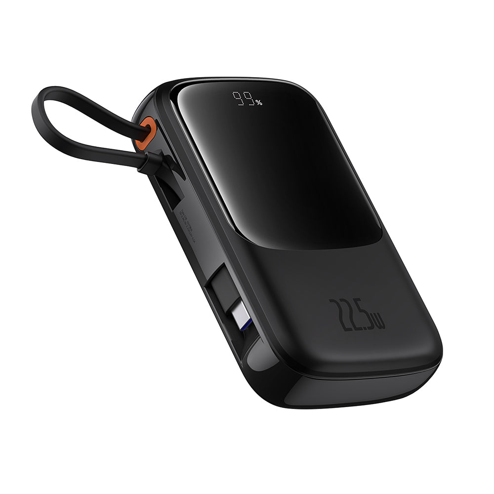 Batterie Externe Baseus Qpow Pro+, 10000mAh, 22.5W, QC + PD, 1 x USB-A - 2 x USB-C, Noire P10067101113-00