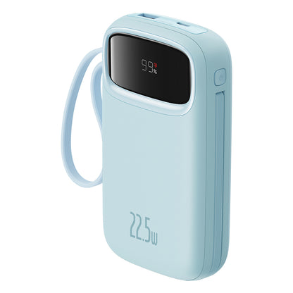 Batterie Externe Baseus Qpow Pro+, 20000mAh, 22.5W, QC + PD, 1 x Lightning - 1 x USB-A - 2 x USB-C, Bleue P10055002313-00