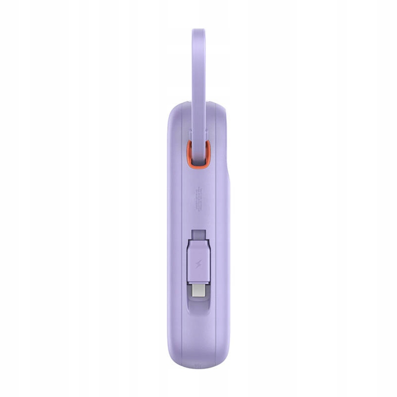 Externe Batterij Baseus Qpow2, 10000mAh, 30W, QC + PD, 1 x USB-A - 3 x USB-C, Paars P10055008513-00