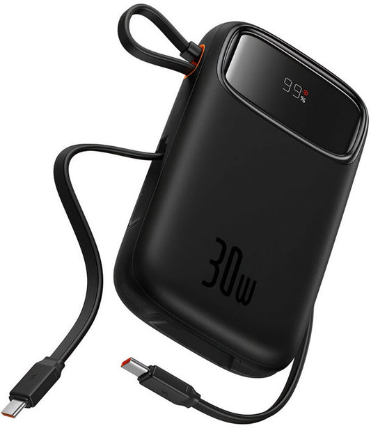 Batterie Externe Baseus Qpow2, 20000mAh, 30W, QC + PD, 1 x USB-A - 3 x USB-C, Noire P10055009113-00