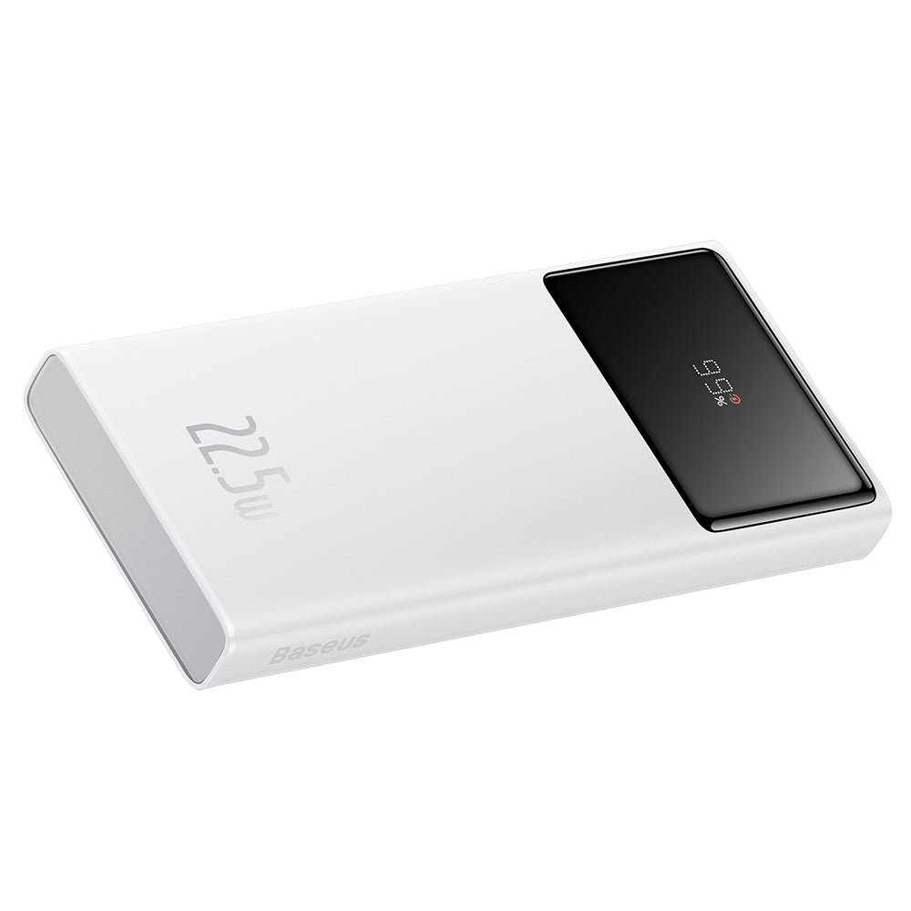 Batterie Externe Baseus Star Lord, 10000mAh, 22.5W, QC + PD, 1 x USB-C - 2 x USB-A, Blanche PPXJ100002