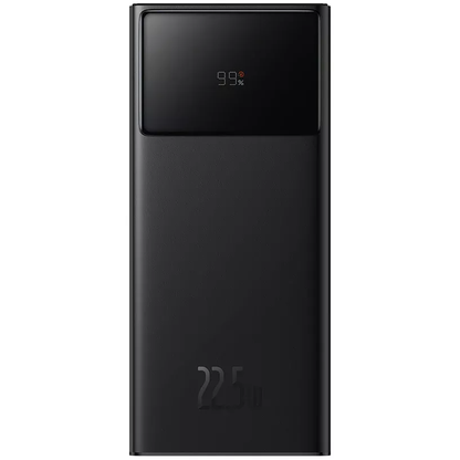 Externer Akku Baseus Star Lord, 30000mAh, 22.5W, QC + PD, 1 x USB-C - 2 x USB-A, Schwarz PPXJ080101