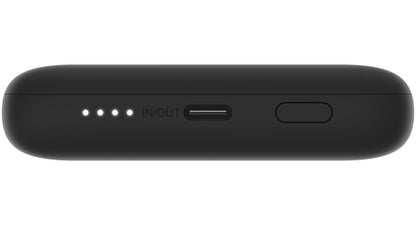 Externe batterij Belkin BoostCharge Plus, 10000mAh, 23W, QC + PD, 1 x Lightning - 2 x USB-C, Zwart BPB006btBLK